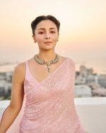 Georgette Designer Party Wear Sarees - Image 3